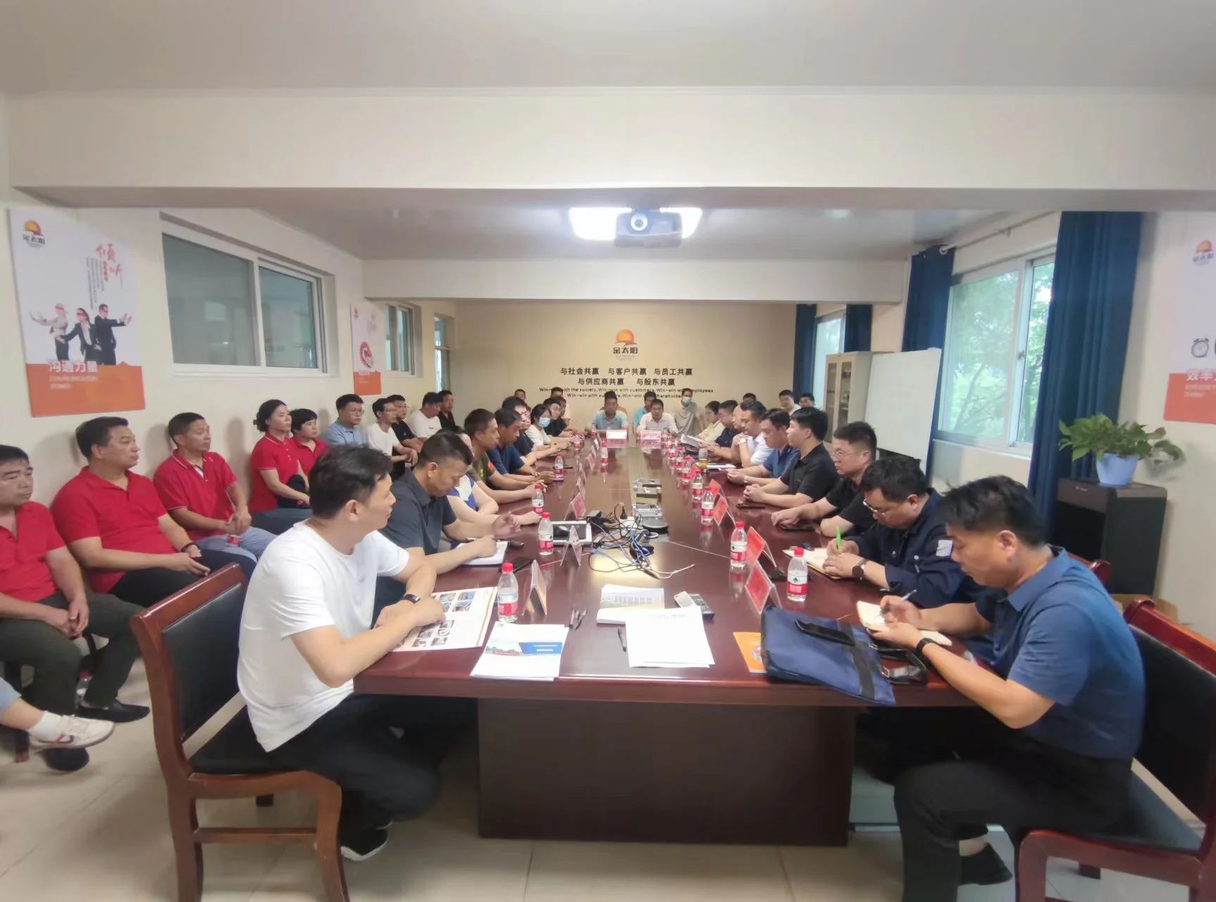 延津縣2023年工貿(mào)企業(yè)防汛應(yīng)急演練在我司舉行！